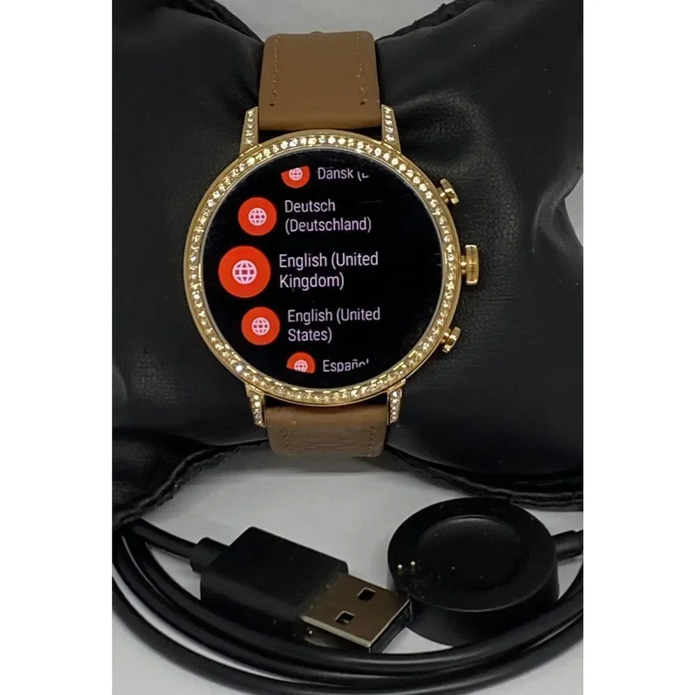 Fossil Gen 4 Authentic Digital Dial Smart Watch Custom Band FTW6016 CR726